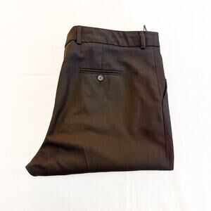 Tiffany & Co Black Pleated Straight Dress Slack Pants Size 14